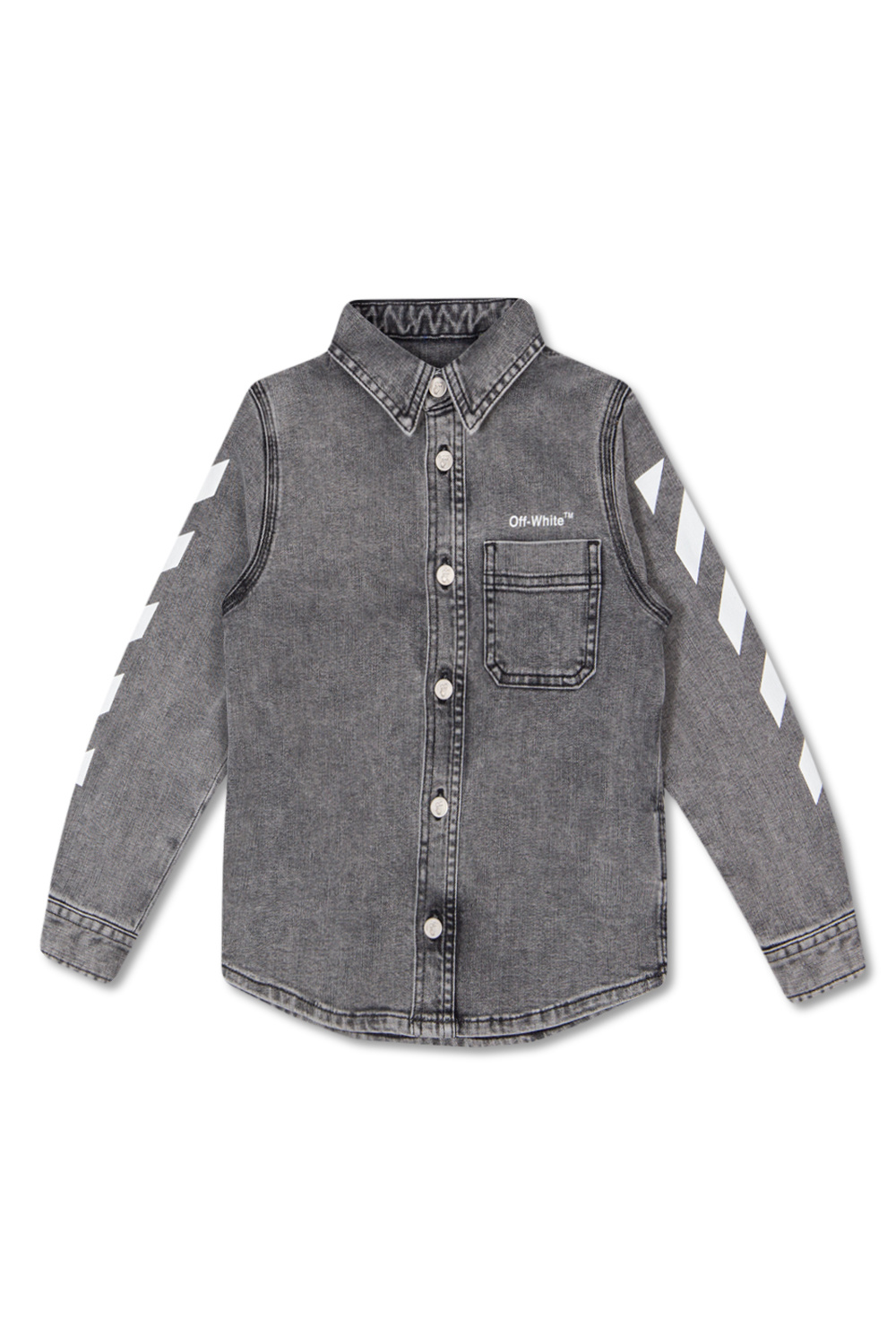 Off white hotsell temperature denim shirt